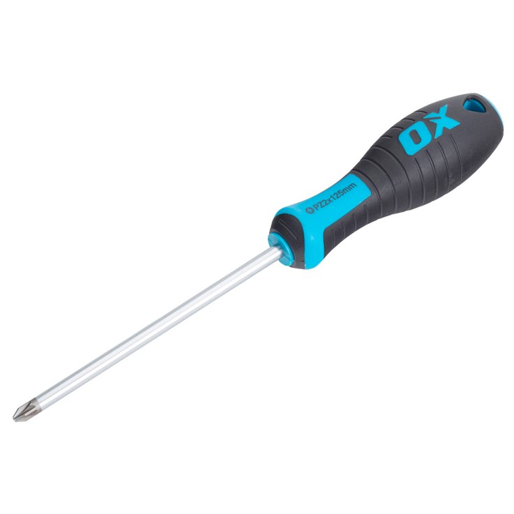 Ox Pro Pozi Screwdriver PZ2x125mm P362812